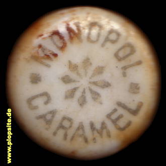 B�ügelverschluss aus: Brauereivereinigung Monopol GmbH (Monopol Caramel), Kreuzberg, Deutschland