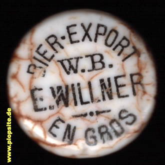 Bügelverschluss aus: Weißbierbrauerei E. Willner, Bier-Export en gros, Pankow, Deutschland