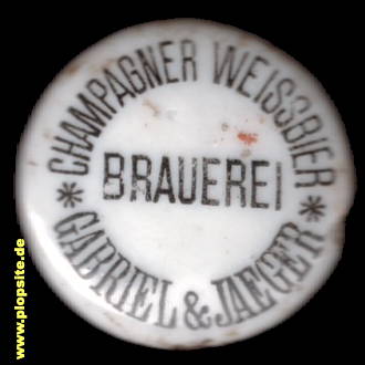 Bügelverschluss aus: Weißbierbrauerei Gabriel & Jäger, „Champagner Weißbier“, Prenzlauer Berg, Pankow, Deutschland