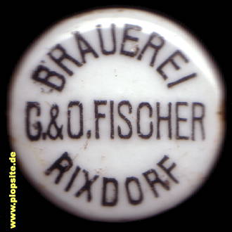 BŸügelverschluss aus: Brauerei Fischer, Neukölln, Rixdorf, Deutschland
