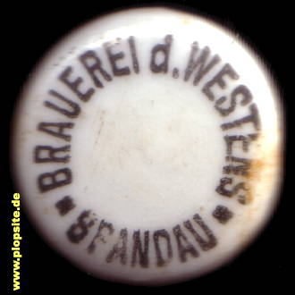 Bügelverschluss aus: Brauerei des Westens, Wilhelmstadt, Spandau, Deutschland