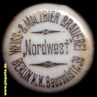 BŸügelverschluss aus: Weiß & Malzbier Brauerei Nordwest, Moabit, Mitte, Deutschland