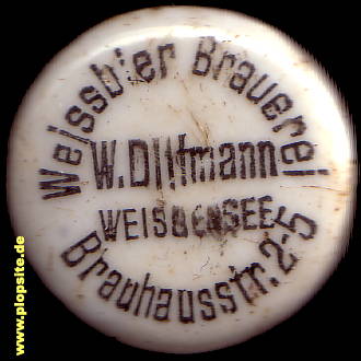 Bügelverschluss aus: Weißbier Brauerei Dittmann, Weißensee, Pankow, Deutschland