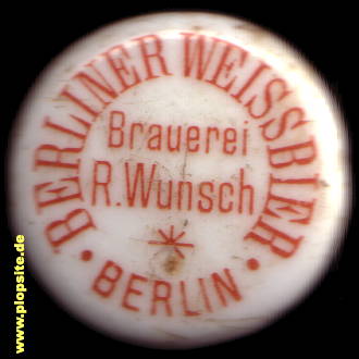 BŸügelverschluss aus: Weißbier Brauerei Wunsch , Hansaviertel, Mitte, Deutschland