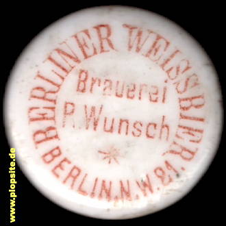 BŸügelverschluss aus: Weißbier Brauerei, Wunsch, Berlin, Deutschland