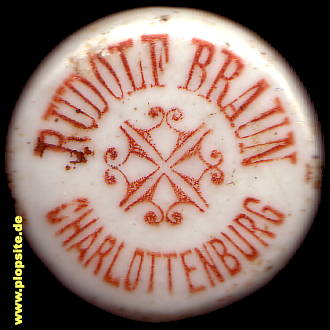 Bügelverschluss aus: Weißbierbrauerei Rudolf Braun, Charlottenburg, Deutschland