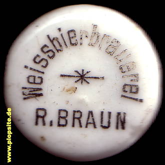 BŸügelverschluss aus: Weißbierbrauerei Rudolf Braun, Charlottenburg, Deutschland