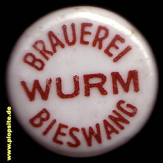 Bügelverschluss aus: Brauerei Wurm, Bieswang, Pappenheim, Deutschland