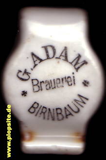 BŸügelverschluss aus: Brauerei Gustav Adam, Birnbaum, Międzychód, Polen