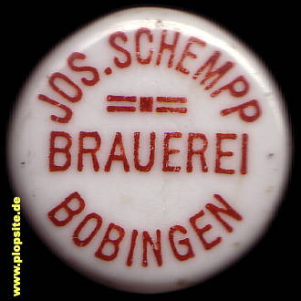 Bügelverschluss aus: Brauerei Schempp, Bobingen, Deutschland