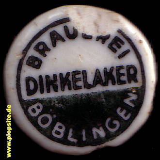 BŸügelverschluss aus: Brauerei Dinkelacker, Böblingen, Deutschland