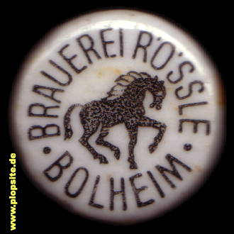 BŸügelverschluss aus: Brauerei Rössle, Herbrechtingen - Bolheim, Deutschland