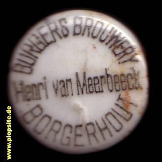 BŸügelverschluss aus: Burgers Brouwery van Meerbeeck, Borgerhout, Borgerhout - lez - Anvers, Belgien