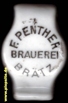 Bügelverschluss aus: Brauerei Fritz Penther, Brätz, Brójce, Polen