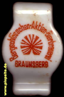 Bügelverschluss aus: Bergschlößchen-Actien-Bierbrauerei , Braunsberg, Braniewo, Polen