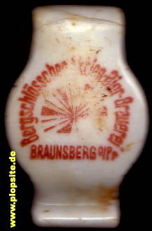 Bügelverschluss aus: Bergschlößchen-Actien-Bierbrauerei , Braunsberg, Braniewo, Polen