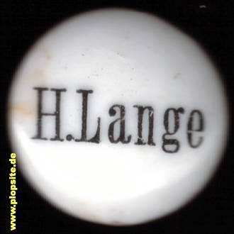 Bügelverschluss aus: Braunschweigische Schiff Mumme Export Brauerei H. Lange, Braunschweig, Deutschland