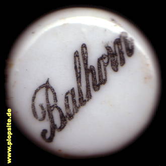 Bügelverschluss aus: Ballhorn's Bierbrauerei AG, Braunschweig, Deutschland