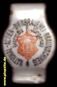 Bügelverschluss aus: National Actien Bierbrauerei, vorm. F. Jürgens, Braunschweig, Deutschland