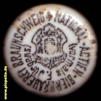 Bügelverschluss aus: National Actien Bierbrauerei, vorm. F. Jürgens, Braunschweig, Deutschland