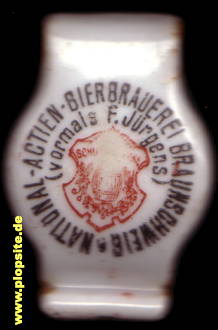 Bügelverschluss aus: National Actien Bierbrauerei, vorm. F. Jürgens, Braunschweig, Deutschland