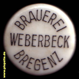 Bügelverschluss aus: Brauerei Weberbeck, Bregenz, Österreich