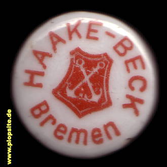 Bügelverschluss aus: Brauerei Haake Beck, Bremen, Deutschland