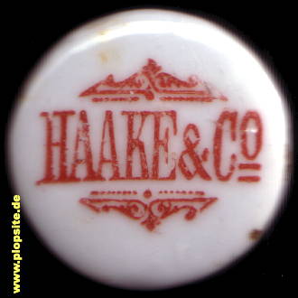 Bügelverschluss aus: Brauerei Haake & Co., Bremen, Deutschland