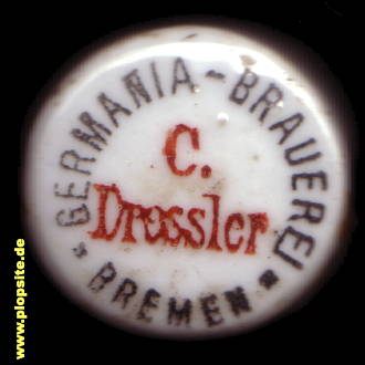 Bügelverschluss aus: Germania Brauerei C. Dressler, Bremen, Deutschland