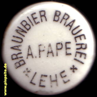 Bügelverschluss aus: Braunbier Brauerei Arthur Pape, Bremerhaven, Deutschland