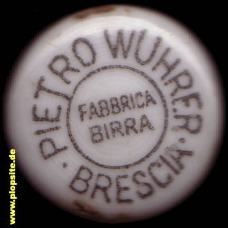 Bügelverschluss aus: Fabbrica Birra Pietro Wührer, Brescia, Italien