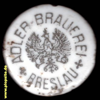 BŸügelverschluss aus: Adler Brauerei, Alfred Lüdecke, Breslau, Wrocław, Polen