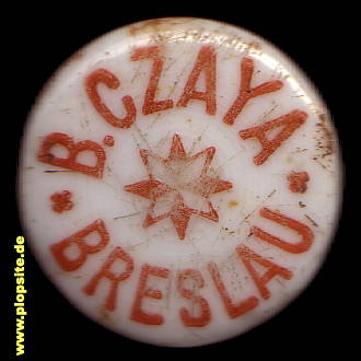 Obraz porcelany z: Breslau, Bierverleger, B. Czaya,  PL, unbekannt, Polska