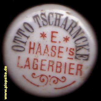 Bügelverschluss aus: Lagerbierbrauerei E. Haase, Otto Tscharncke, Breslau, Wrocław, Polen