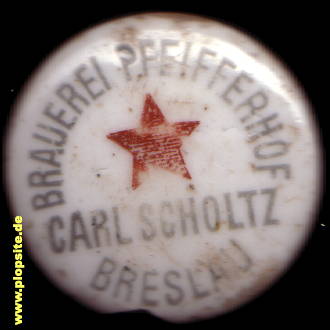 Obraz porcelany z: Brauerei Pfeifferhof, Carl Scholtz, Breslau, Wrocław, Polska