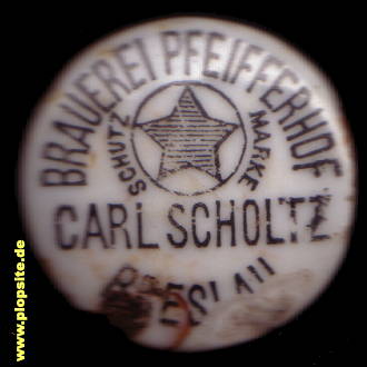 Obraz porcelany z: Brauerei Pfeifferhof, Carl Scholtz, Breslau, Wrocław, Polska