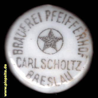 Obraz porcelany z: Brauerei Pfeifferhof, Scholtz, Breslau, Wrocław, Polska