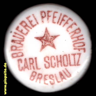 Obraz porcelany z: Brauerei Pfeifferhof, Scholtz, Breslau, Wrocław, Polska