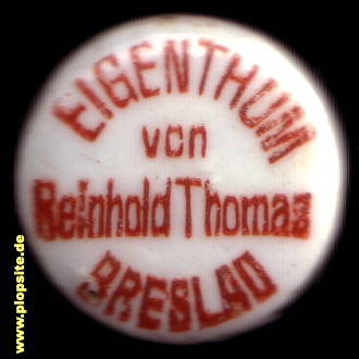 Obraz porcelany z: Brauerei Reinhold Thomas, Breslau, Wrocław, Polska