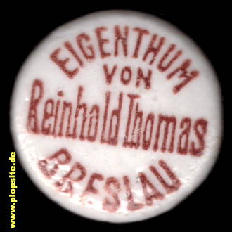 Obraz porcelany z: Brauerei Thomas, Breslau, Wrocław, Polska