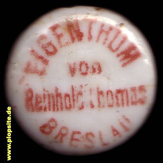 Obraz porcelany z: Brauerei Reinhold Thomas, Breslau, Wrocław, Polska