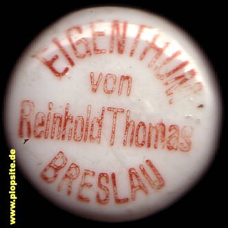 Obraz porcelany z: Brauerei Reinhold Thomas, Breslau, Wrocław, Polska