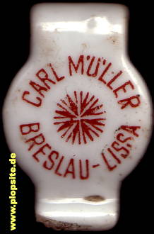 Obraz porcelany z: Breslau, Carl Müller,  PL, unbekannt, Polska