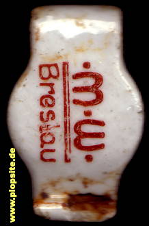 Obraz porcelany z: Breslau, M W,  PL, unbekannt, Polska