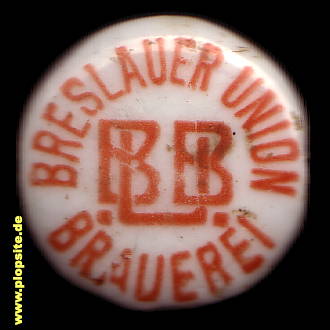 Bügelverschluss aus: Union Brauerei AG, Breslau, Wrocław, Polen