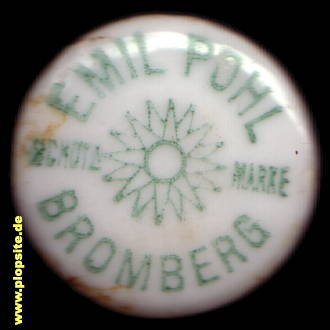 Bügelverschluss aus: Brauerei Pohl, Bromberg, Bydgoszcz, Polen