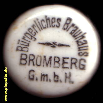 Bügelverschluss aus: Bürgerliches Brauhaus GmbH, Bromberg, Bydgoszcz, Polen