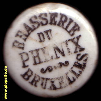 Bügelverschluss aus: Brasserie du Phenix, Bruxelles, Brussel, Brüssel, Belgien