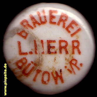 Bügelverschluss aus: Brauerei L. Herr, Bütow, Bytów, Polen