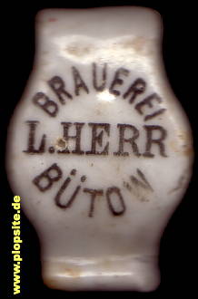 Bügelverschluss aus: Brauerei L. Herr, Bütow, Bytów, Polen